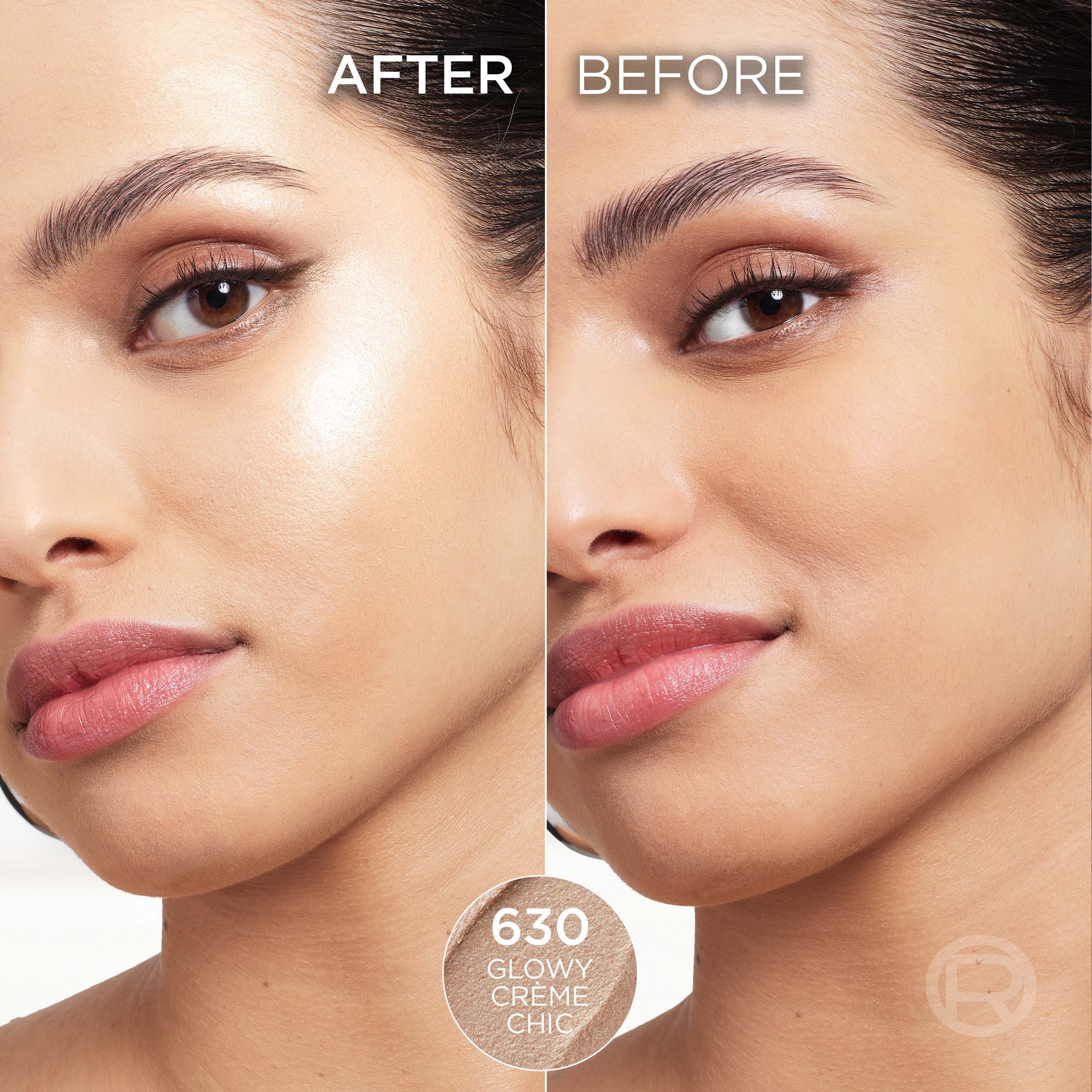 L'Oréal Paris Lumi Le Glow Highlighter Stick 630 Glowy Cream Chic (obrázok 5)