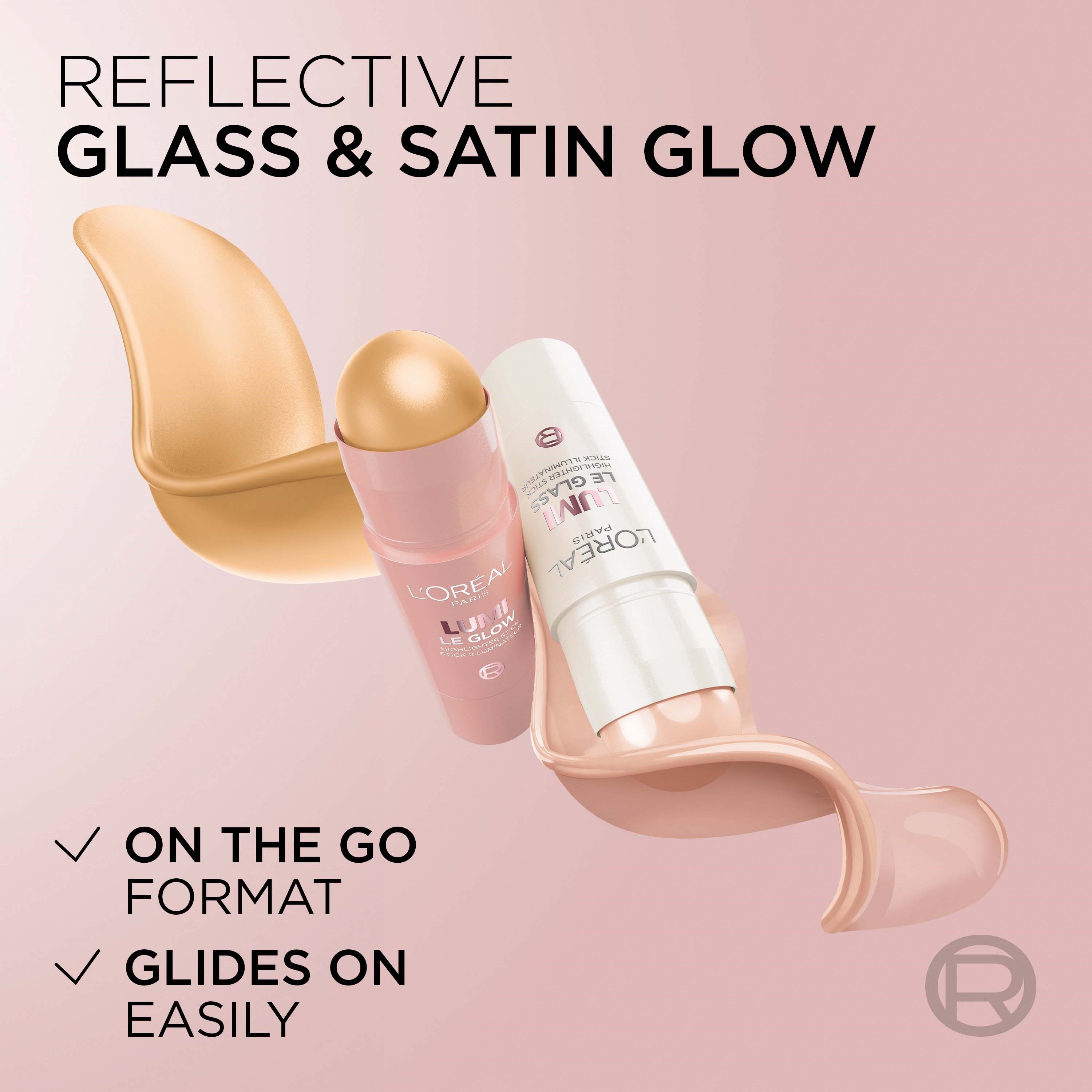 L'Oréal Paris Lumi Le Glow Highlighter Stick 635 Glowy Golden Couture (obrázok 3)