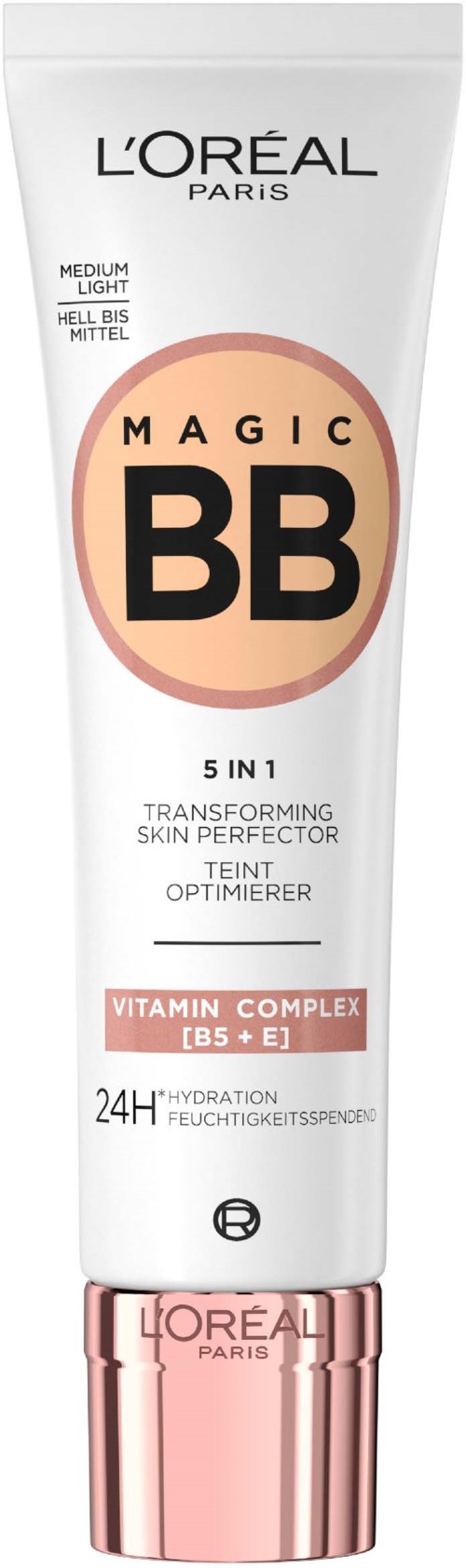 Loreal Paris Magic BB Cream, Transforming Skin Perfector 3 Medium Light