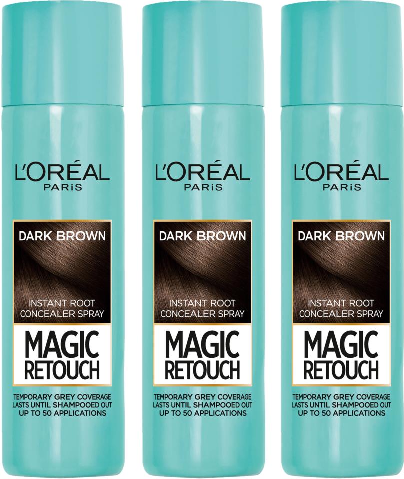 Magic Retouch Colours Loreal Paris Magic Retouch Dark Brown Trio | lyko.com
