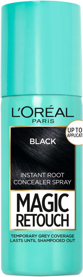 L'Oréal Paris Magic Retouch, Instant Root Concealer Spray 1 Black 75 ml