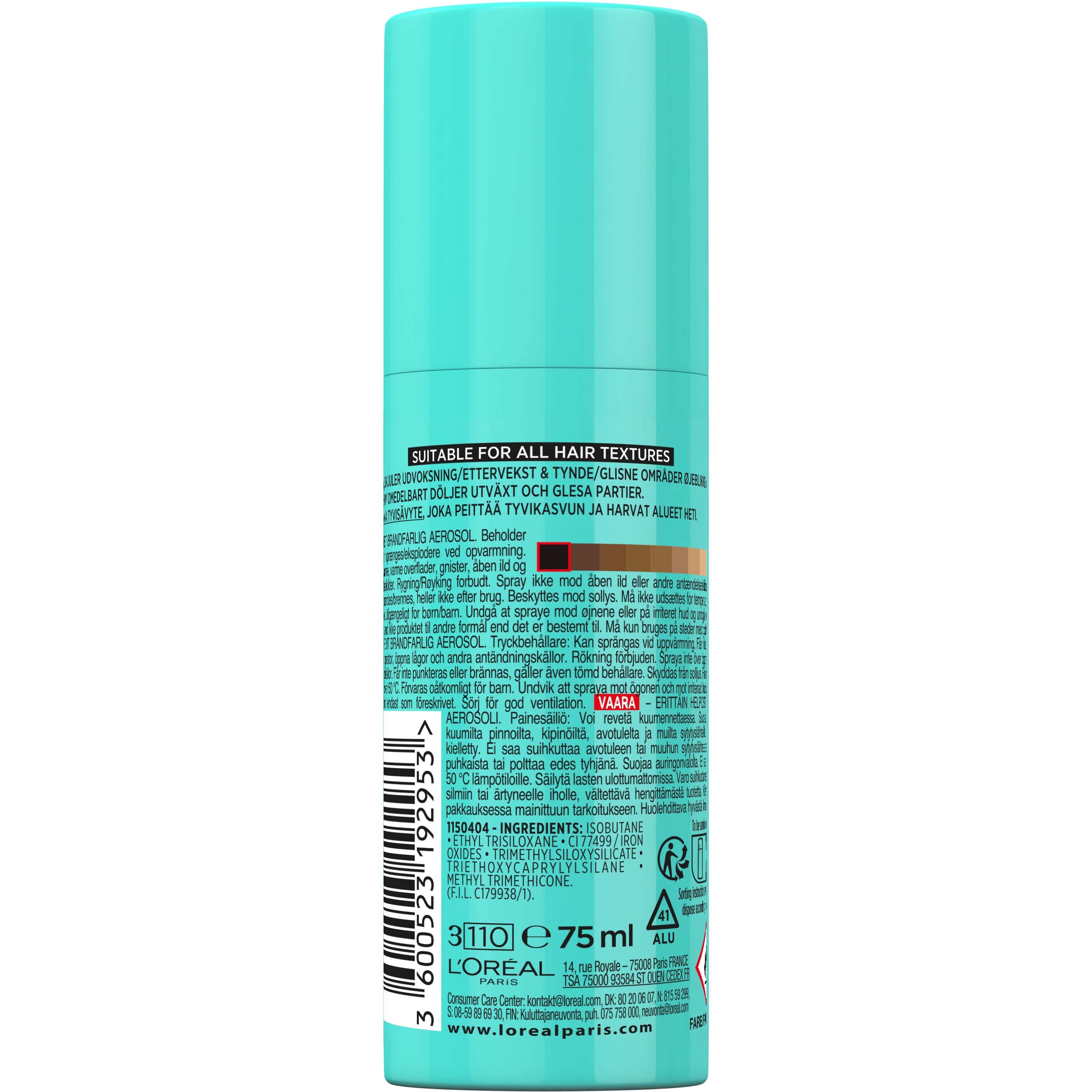 L'Oréal Paris Magic Retouch, Instant Root Concealer Spray 1 Black (obrázok 9)