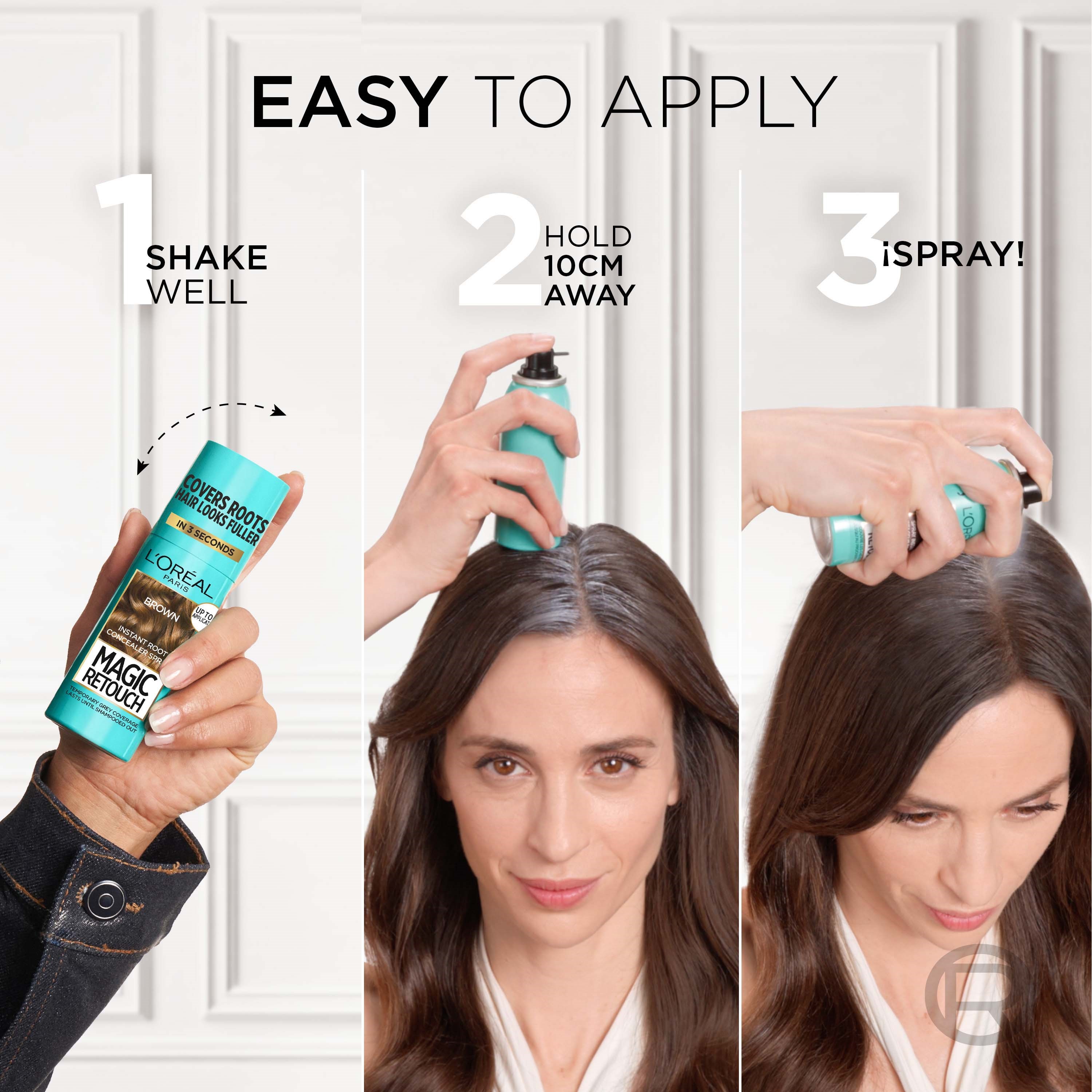 L'Oréal Paris Magic Retouch, Instant Root Concealer Spray 7 Cold Brown (obrázok 4)