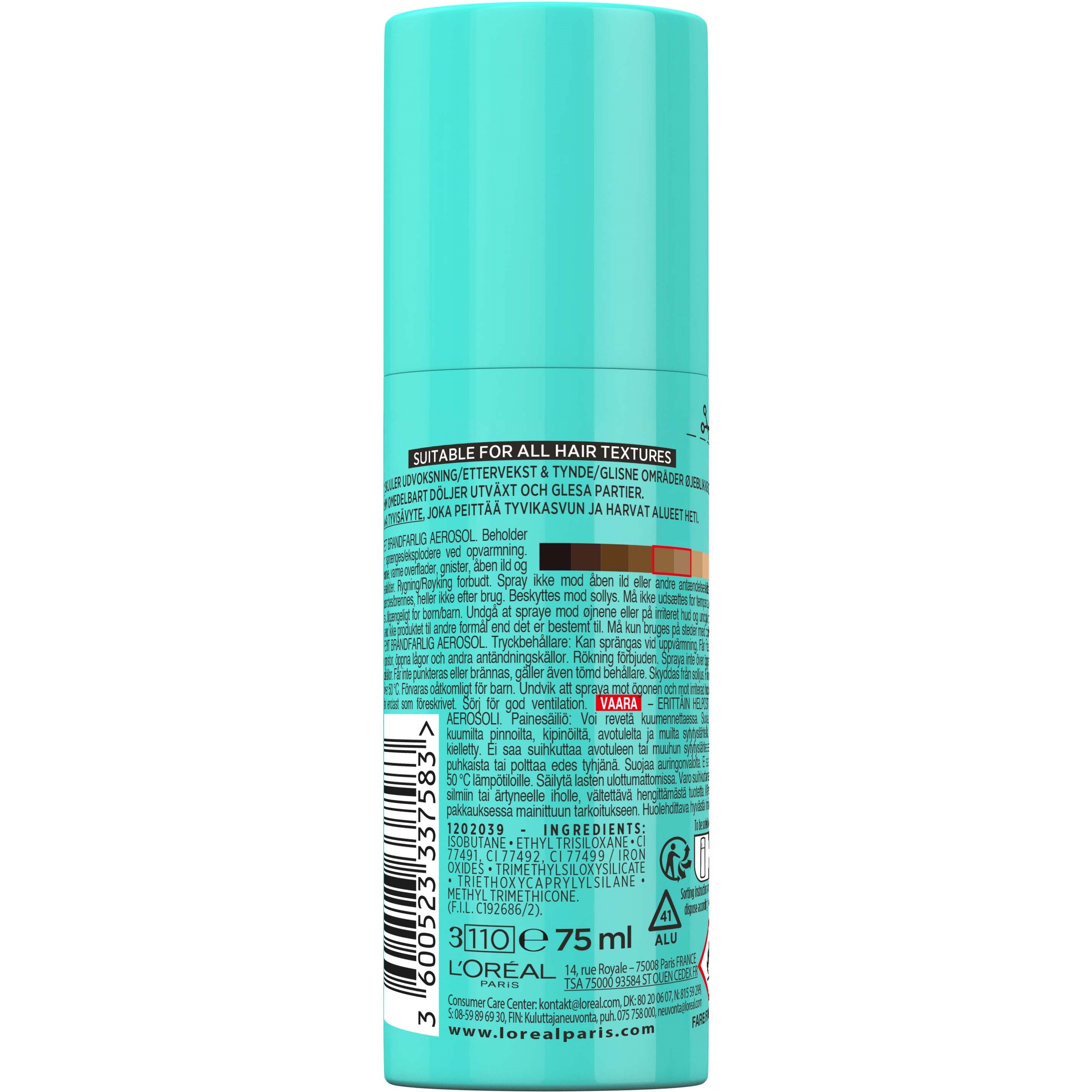 L'Oréal Paris Magic Retouch, Instant Root Concealer Spray 7 Cold Brown (obrázok 9)