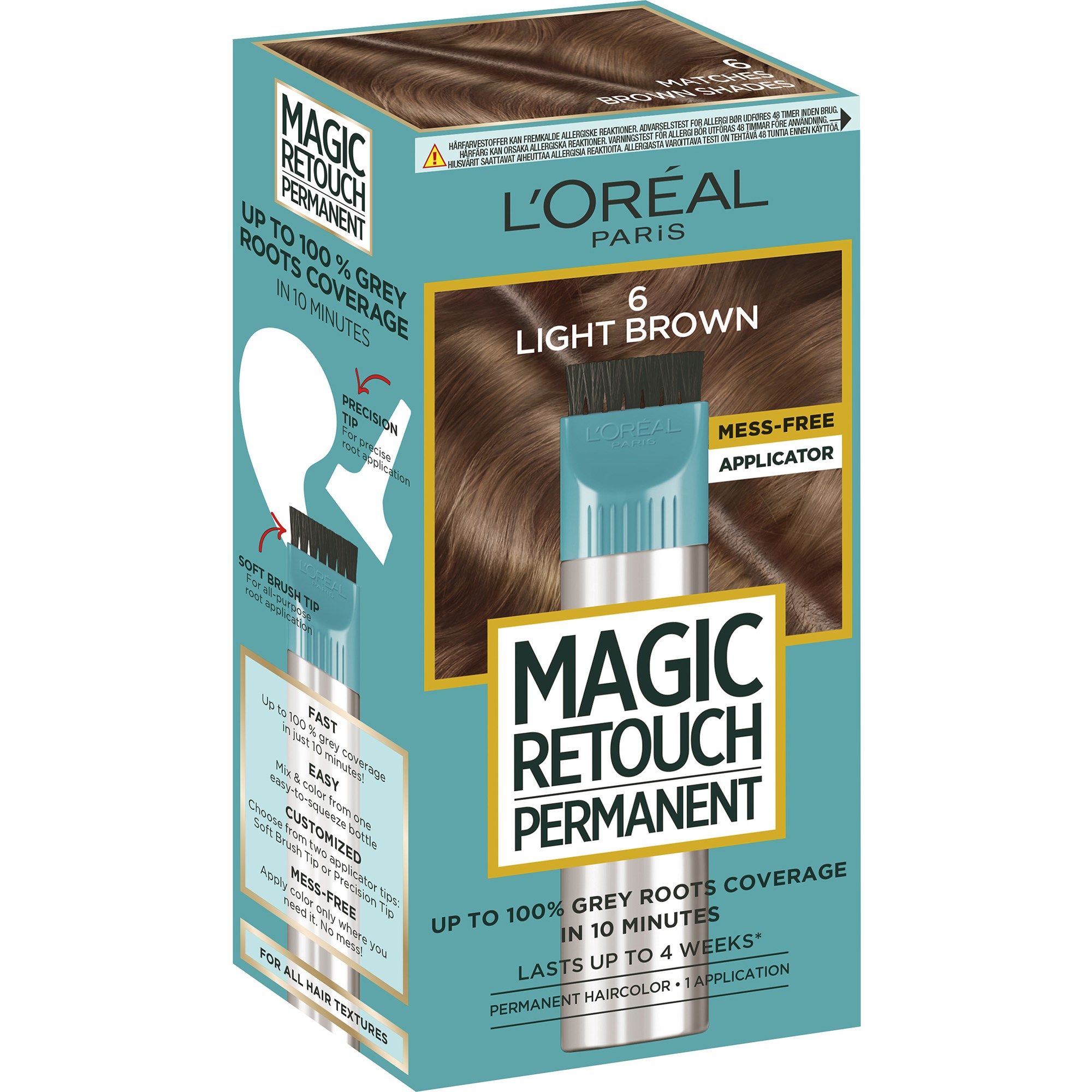 Läs mer om Loreal Paris Magic Retouch Permanent 6 Light Brown