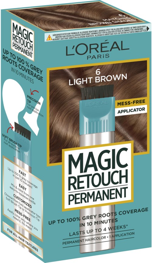 Loreal Paris Magic Retouch Permanent 6 Light Brown