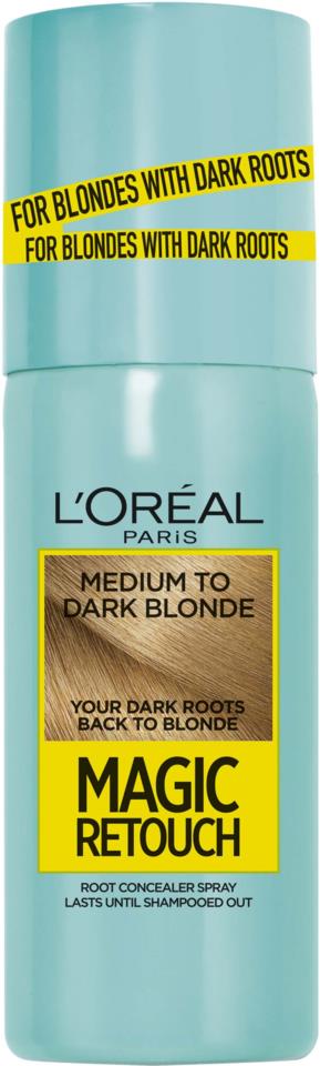 L'Oréal Paris Magic Retouch Root Concealer Spray Medium to Dark Blonde 75 ml