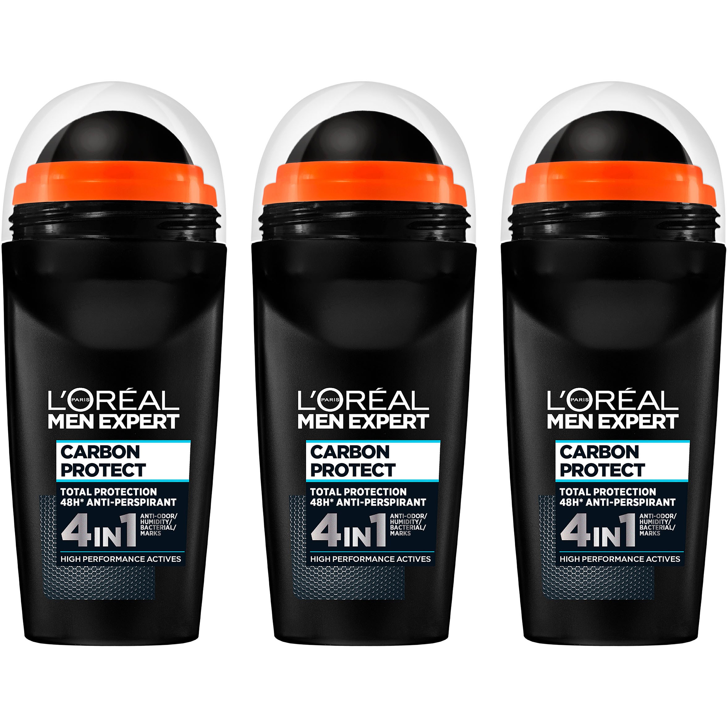 Loreal Paris Men Expert Deo Carbon Protect Intense Roll-on Trio