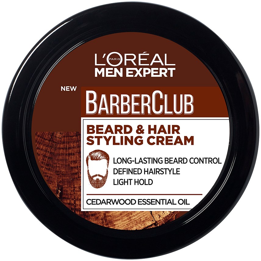 Läs mer om Loreal Paris Men Expert Barber Club Styling Cream 75 ml