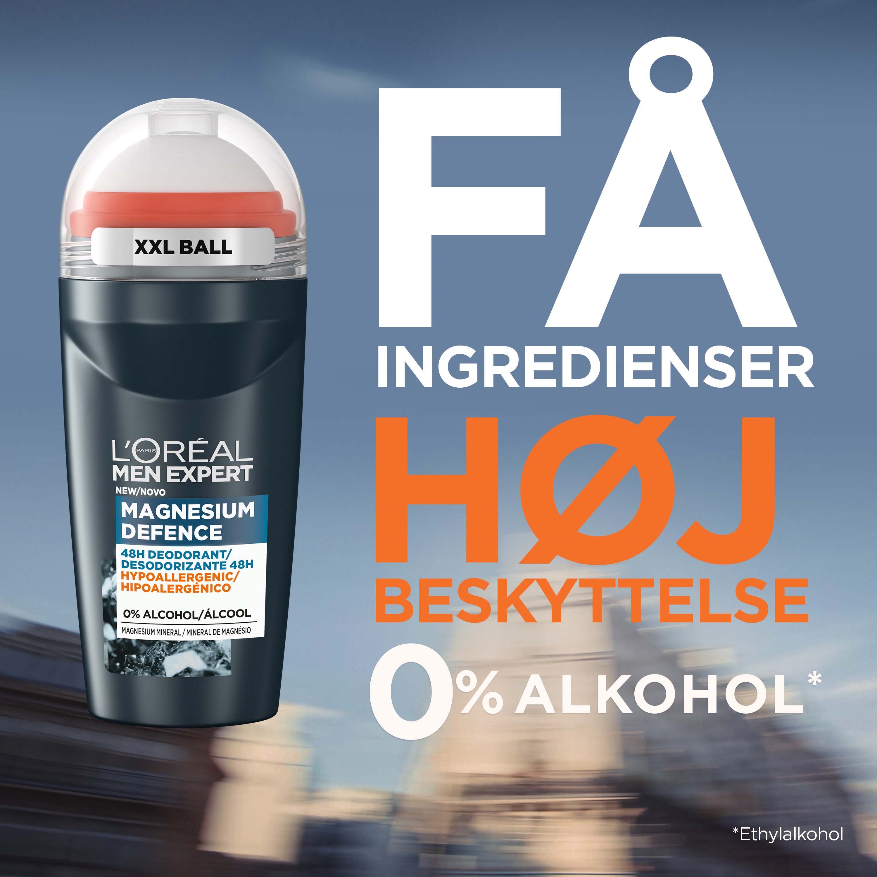 L'Oréal Paris Men Expert Deo Magnesium Defence Hypoallergenic 48H Deo (obrázok 3)