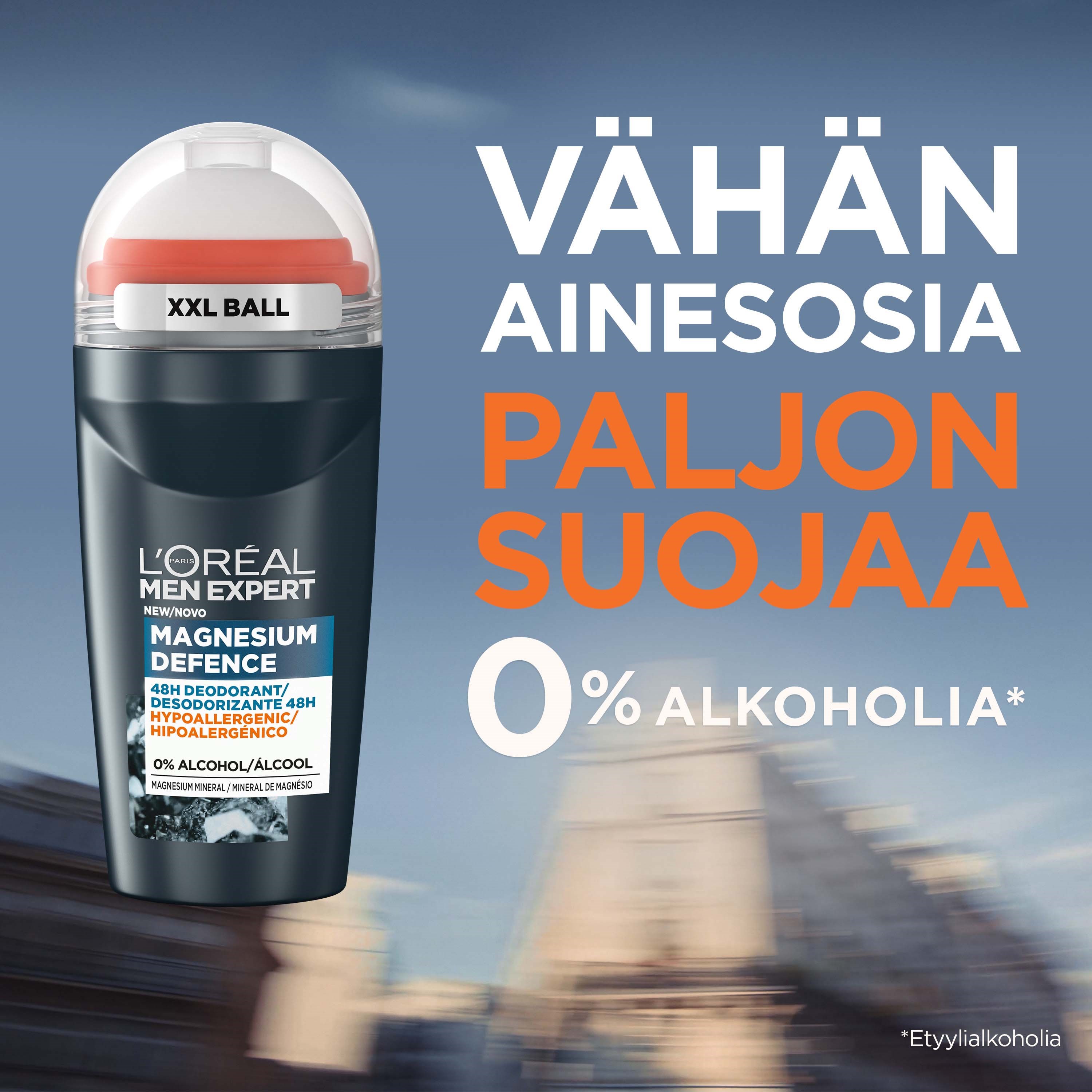 L'Oréal Paris Men Expert Deo Magnesium Defence Hypoallergenic 48H Deo (obrázok 4)