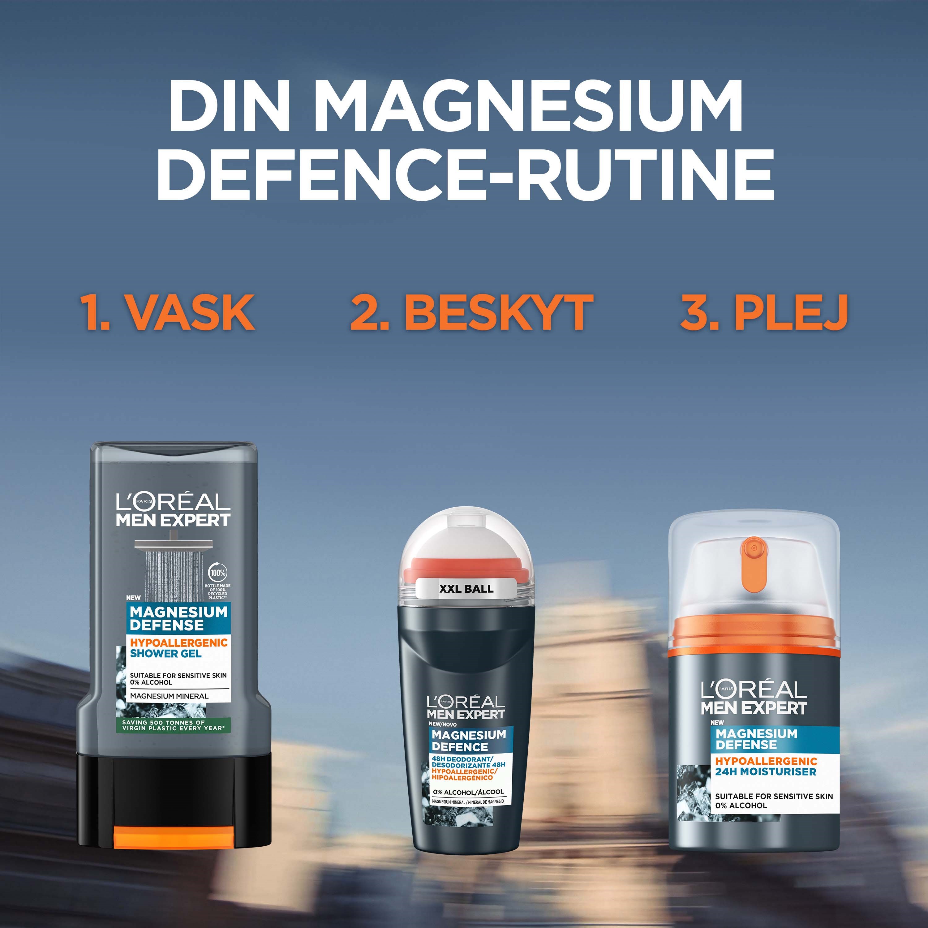 L'Oréal Paris Men Expert Deo Magnesium Defence Hypoallergenic 48H Deo (obrázok 6)