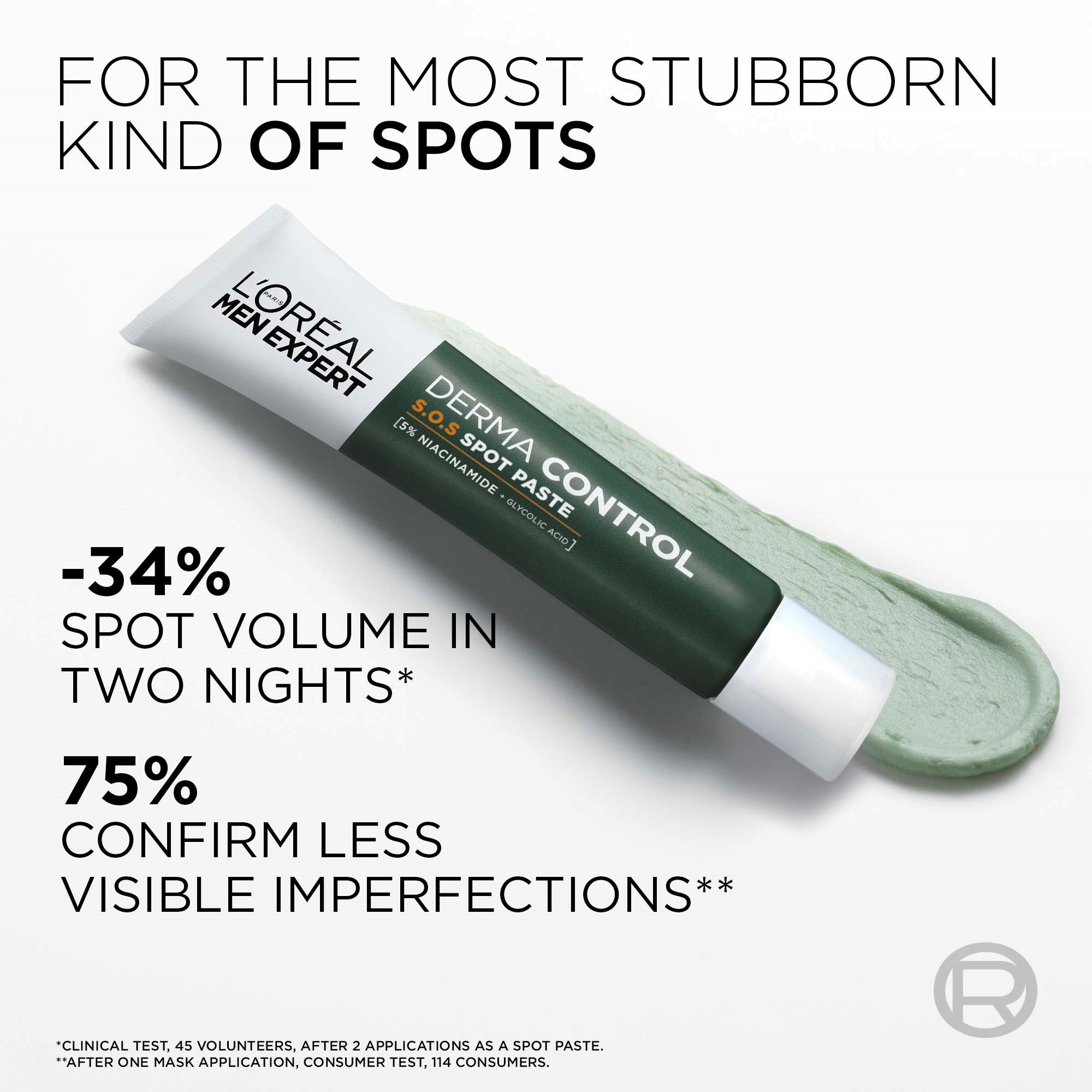 L'Oréal Paris Men Expert Derma Control S.O.S Spot Paste 45 ml (obrázok 4)