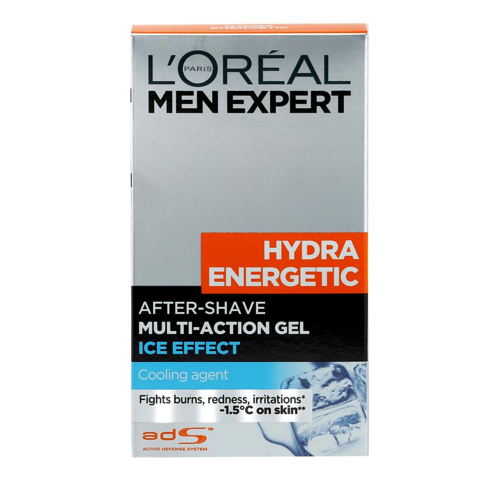 Loreal Paris Men Expert Hydra Energetic After-Shave Multi-Action Gel Ice Effect 100 ml