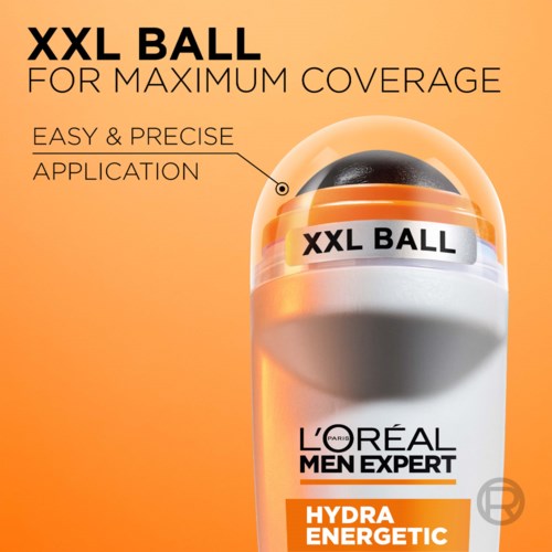 Антиперспирант шариковый мужской L'Oreal Paris Men Expert Hydra Energetic Extreme Sport, 72 часа, 50 мл — фото 4