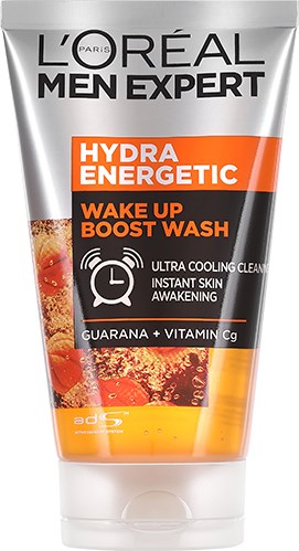 Loreal Paris Hydra Energetic Men Expert Wake Up Boost Wash 100 ml