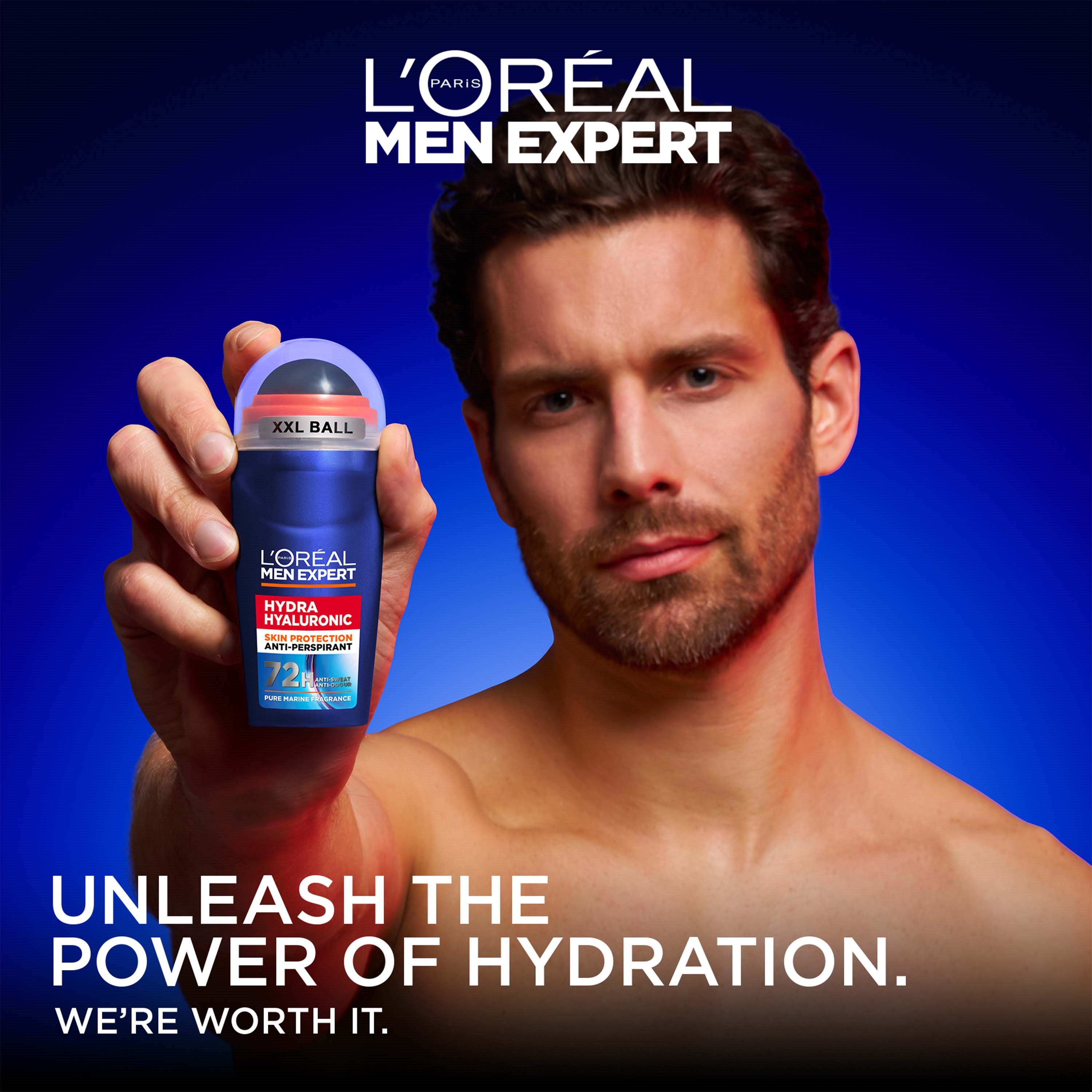 L'Oréal Paris Men Expert Hydra Hyaluronic Deodorant Roll On 50 ml (zdjęcie 3)