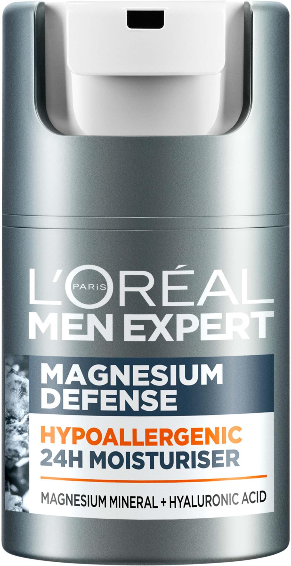 Loreal Paris Men Expert Magnesium Defence Hypoallergenic 24H Moisturiser 50 ml