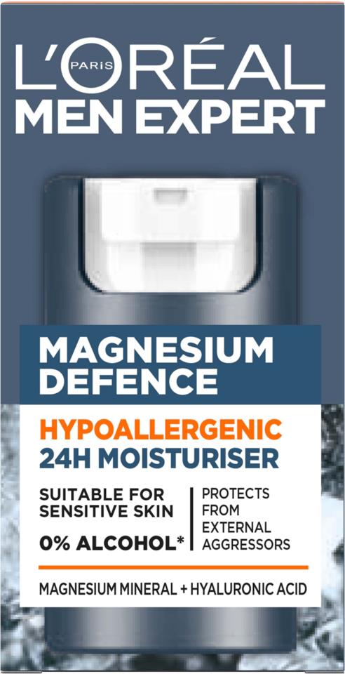 L'Oréal Paris Men Expert Magnesium Defence Hypoallergenic 24H Moisturiser  50 ml