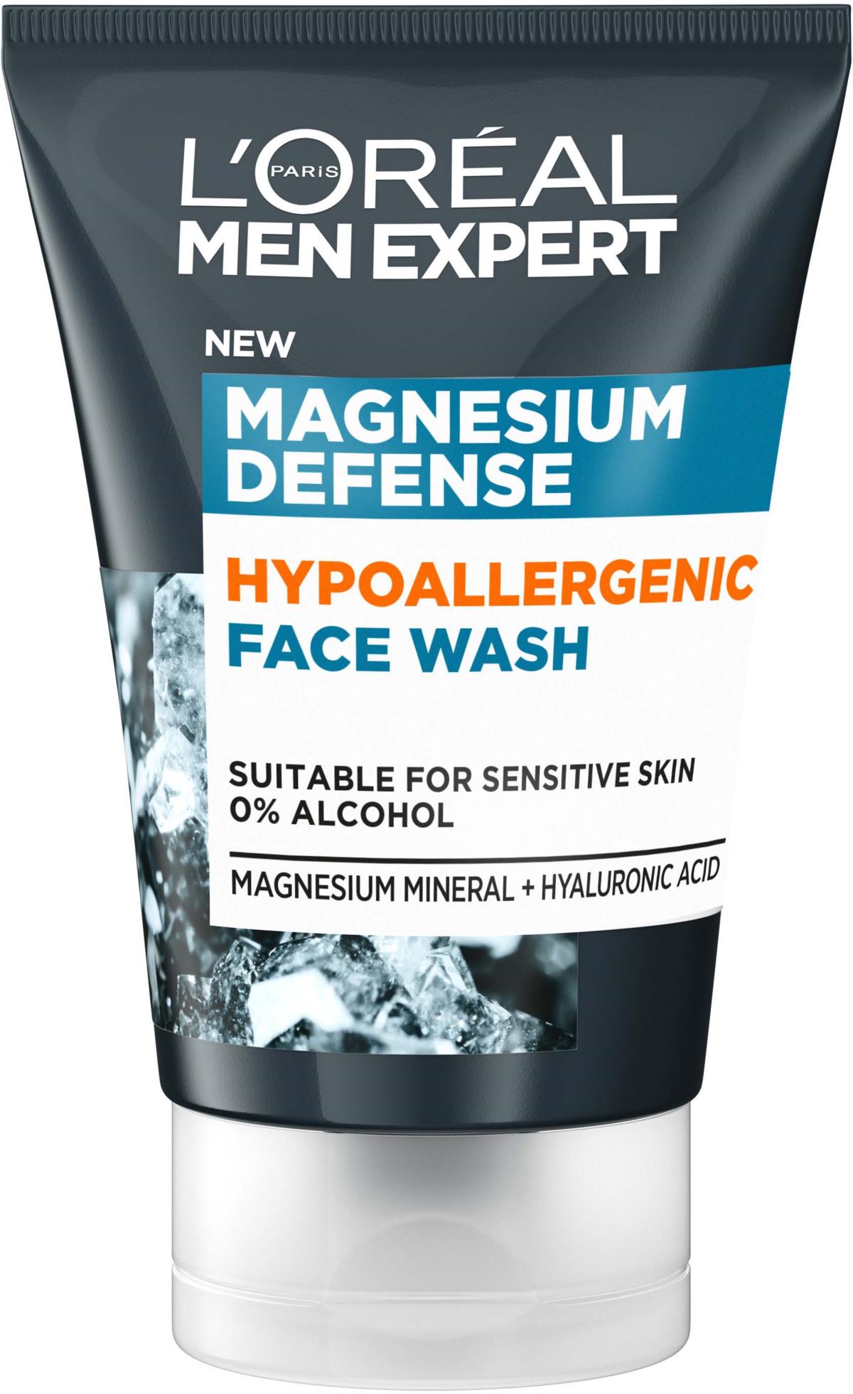 Loreal Paris Men Expert Magnesium Defence Hypoallergenic Face Wash 100 ml