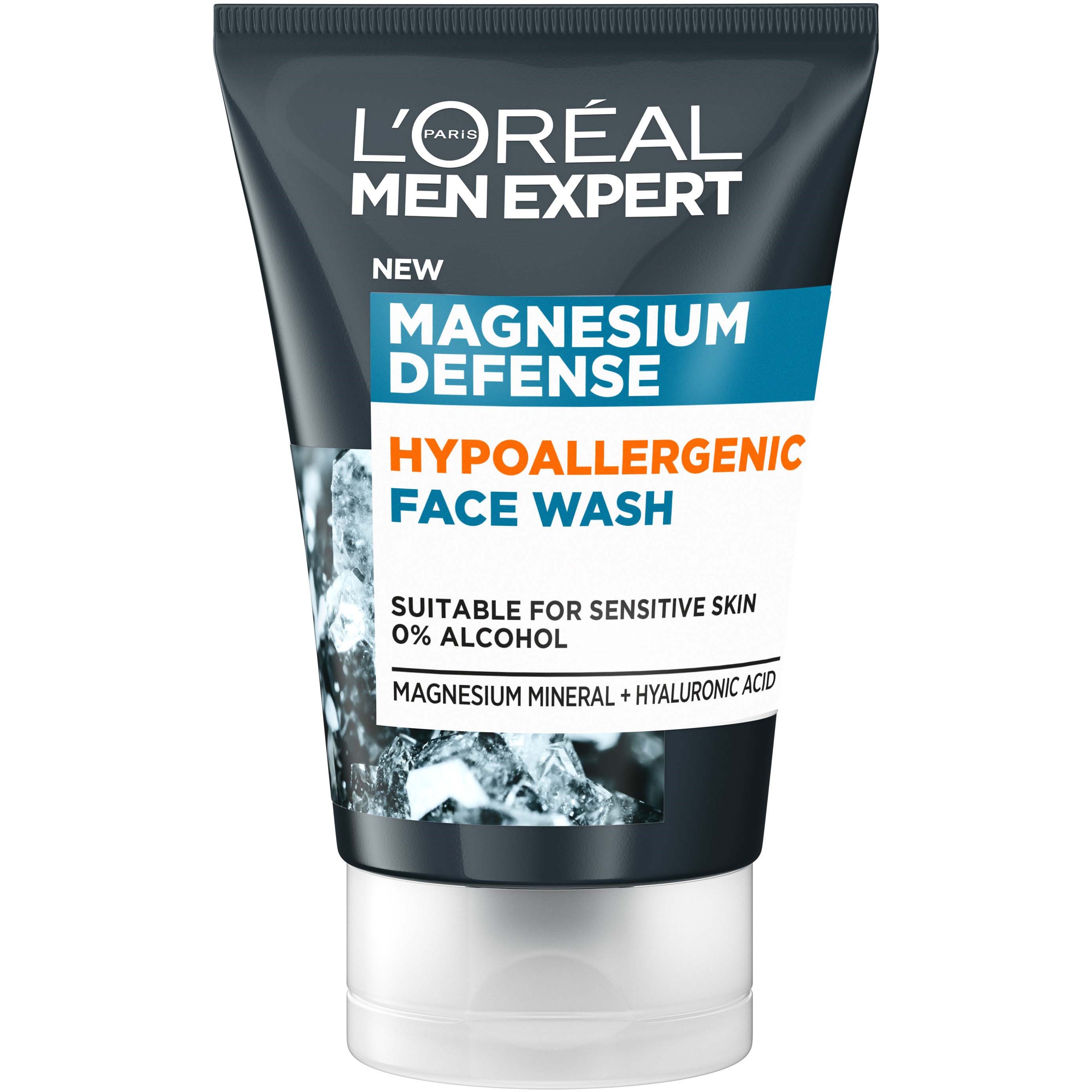 Bilde av Loreal Paris Men Expert Magnesium Defence Hypoallergenic Face Wash 1