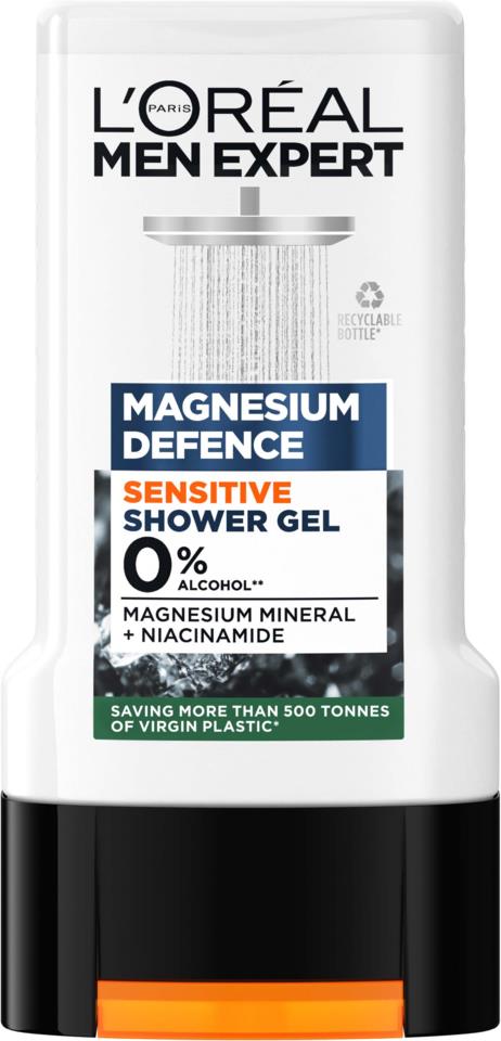 L'Oréal Paris Men Expert Magnesium Defense Sensitive Shower Gel 300 ml