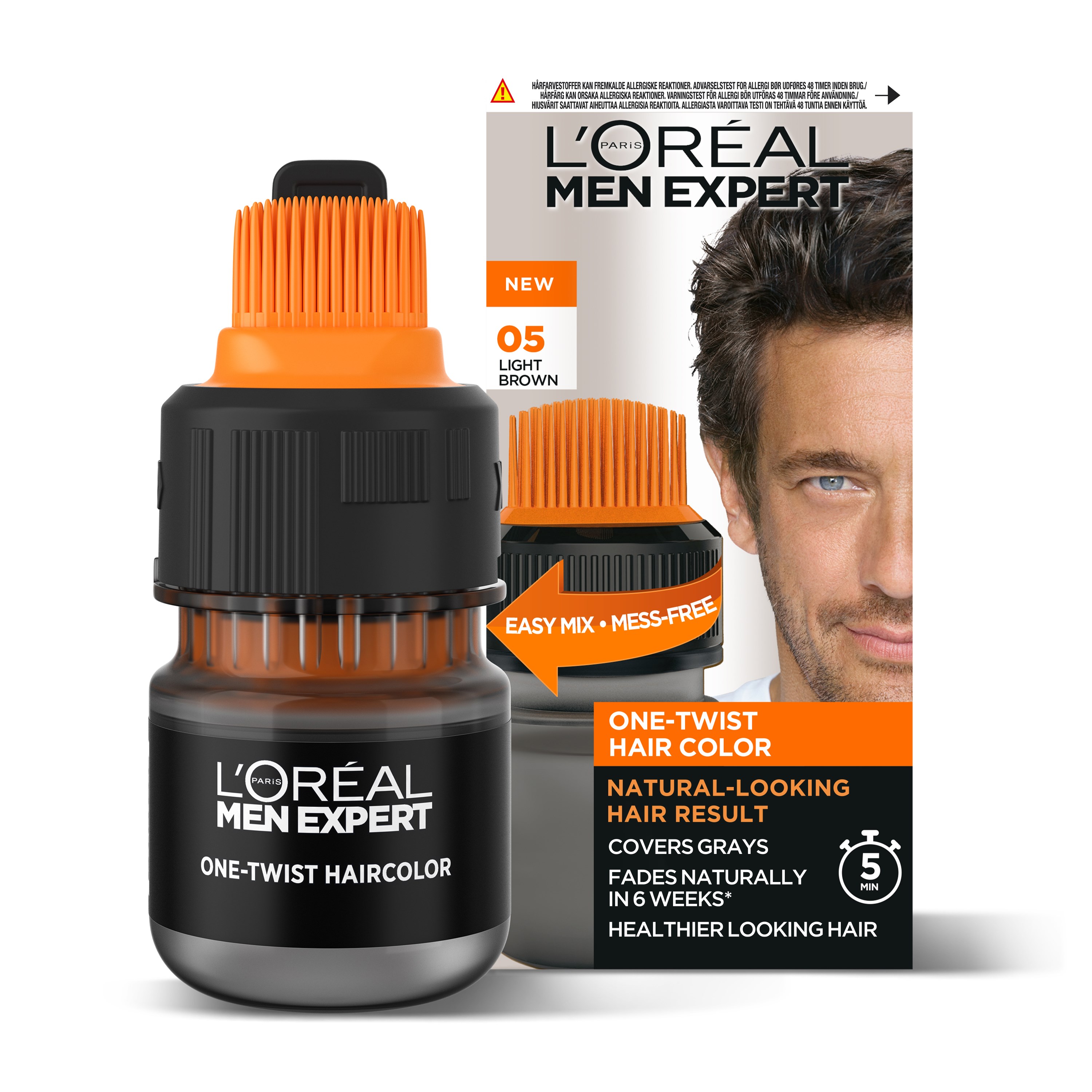 Loreal Paris Men Expert One-Twist Hair Color Light Brown