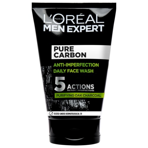 Loreal Paris Pure Carbon Men Expert Anti-Imperfection Daily Face Wash 100 ml