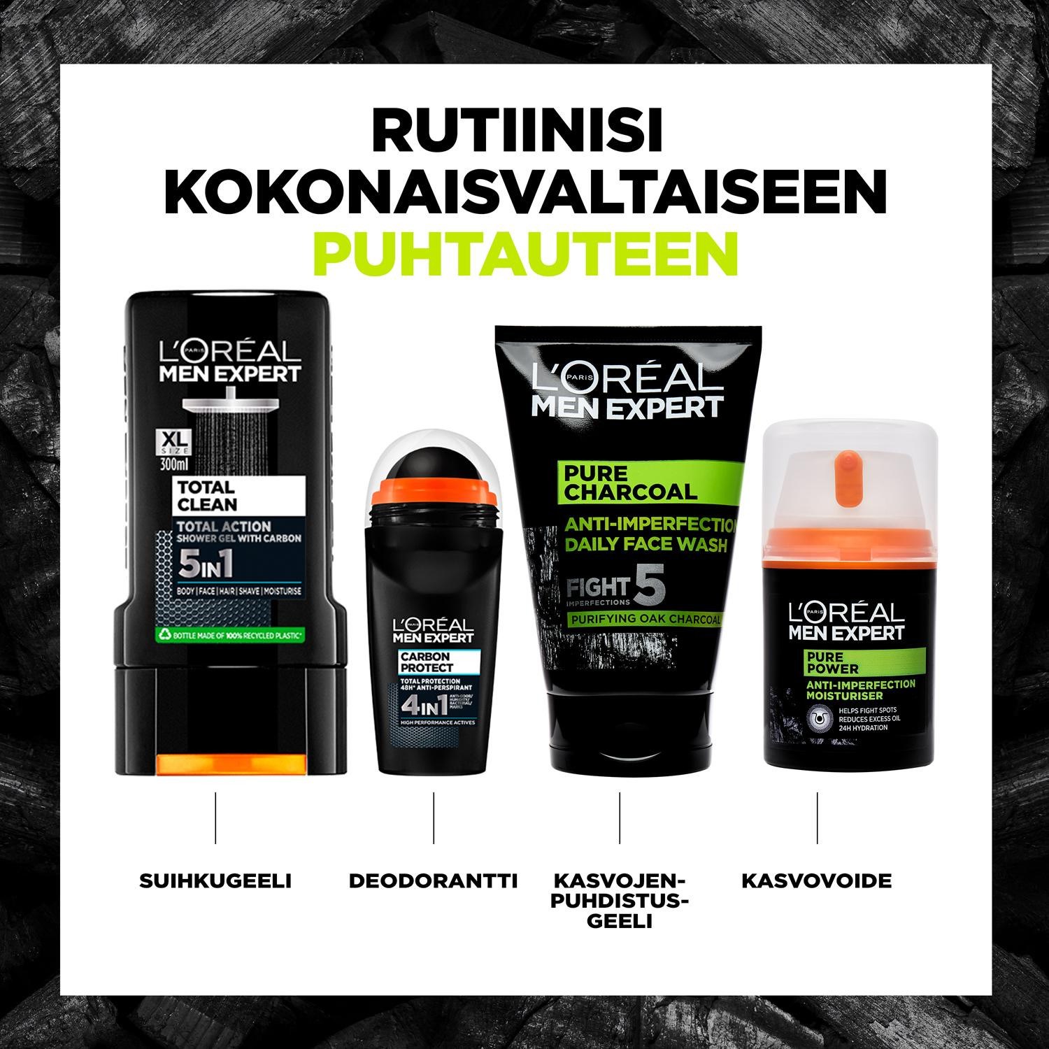 L'Oréal Paris Pure Carbon Men Expert Anti-Imperfection Daily Face Wash (obrázok 3)