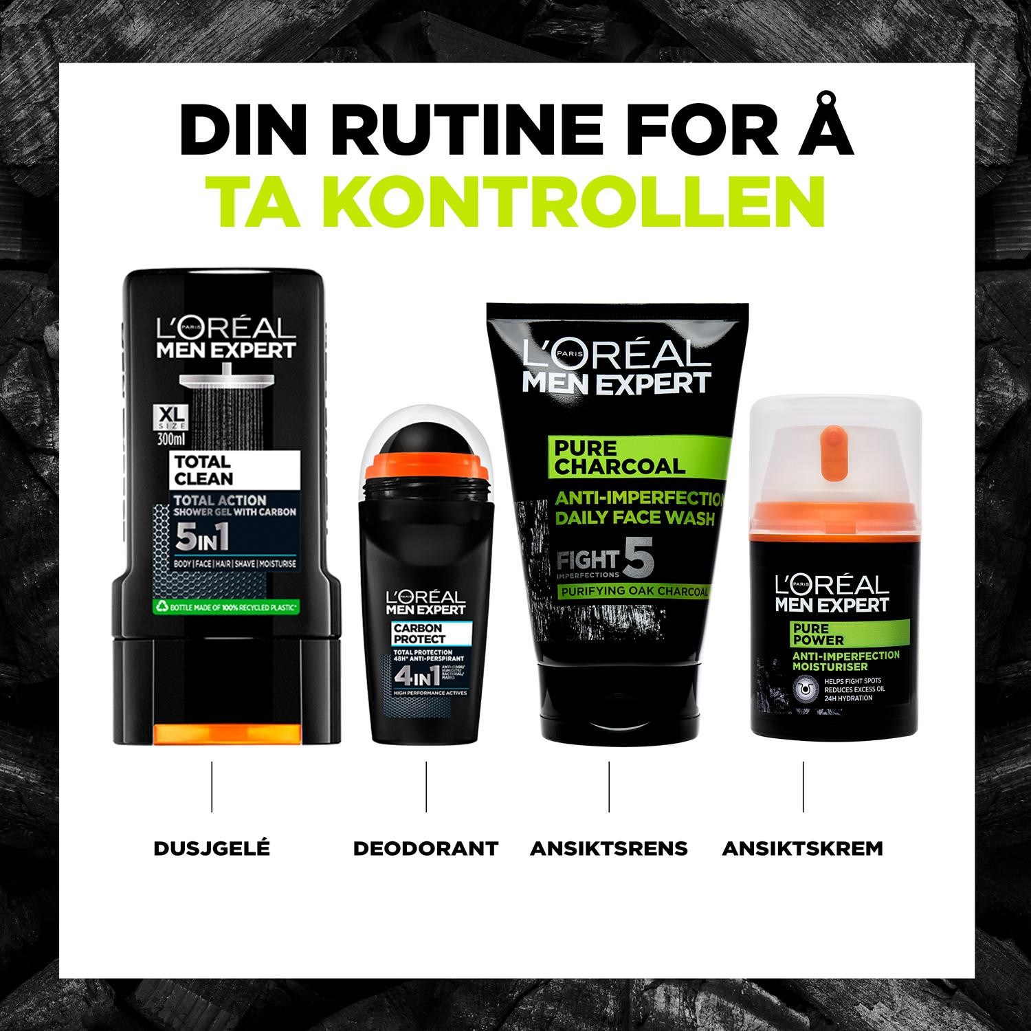 L'Oréal Paris Pure Carbon Men Expert Anti-Imperfection Daily Face Wash (obrázok 5)