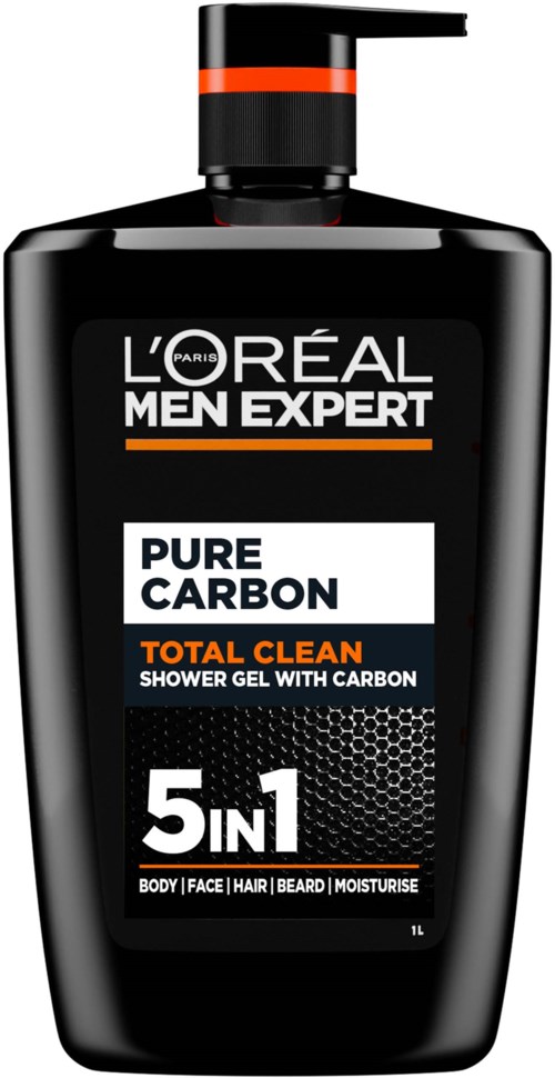 Loreal Paris Men Expert Total Clean Shower Gel with Carbon 1000 ml