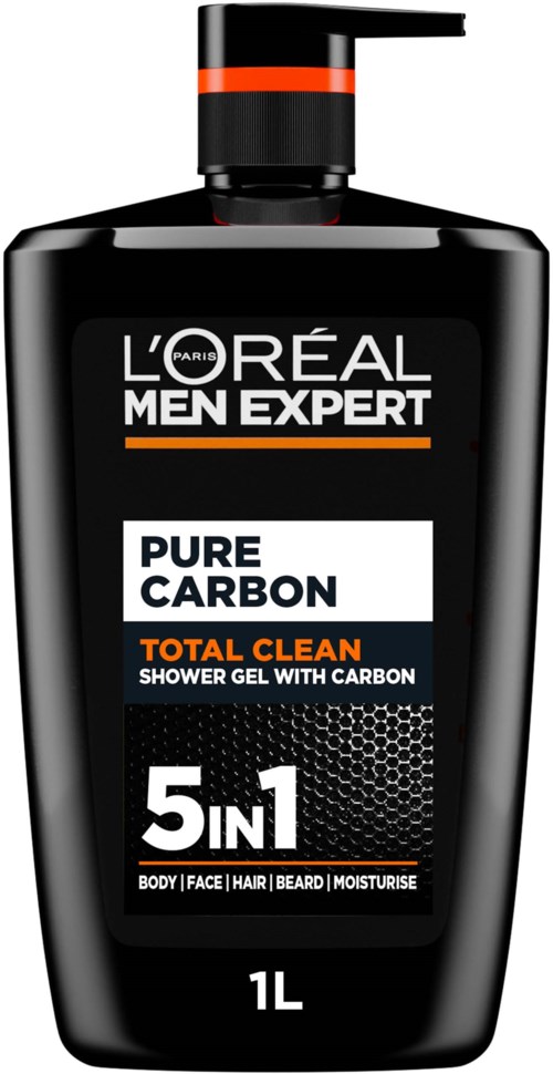 Loreal Paris Men Expert Total Clean Shower Gel with Carbon 1000 ml