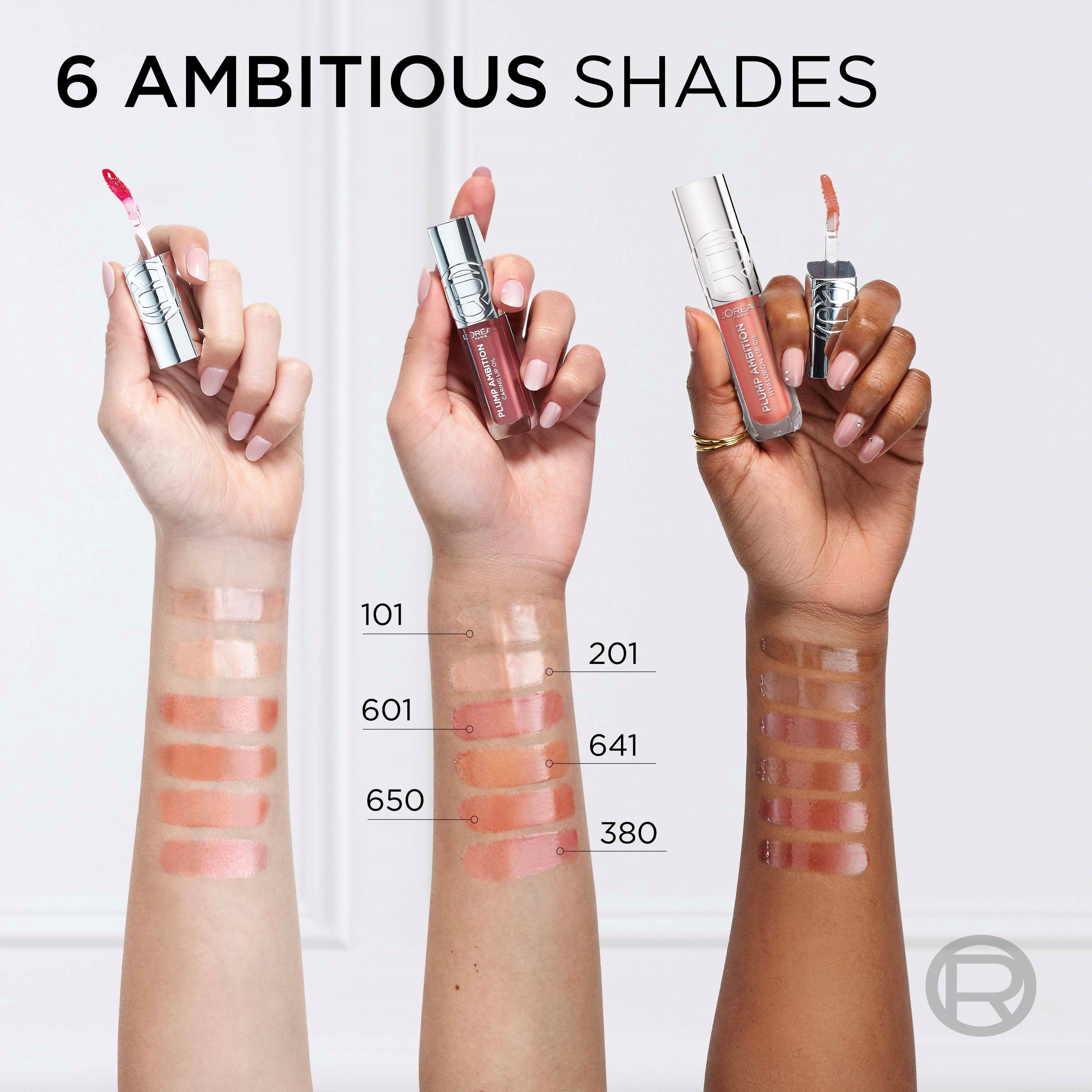 L'Oréal Paris Plump Ambition Hyaluron Lip Oil 101 Cristal Clear (obrázok 8)