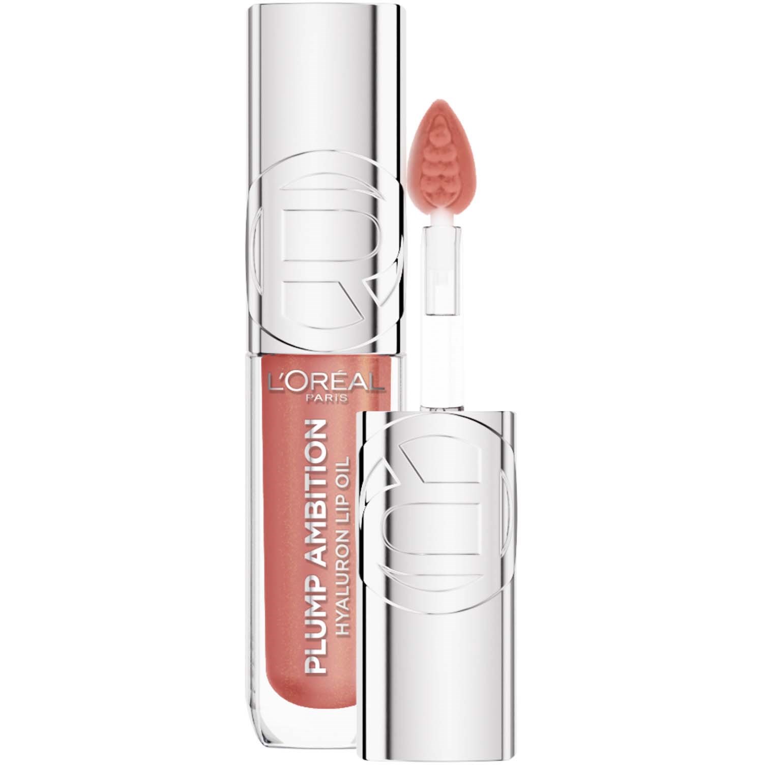 Loreal Paris Plump Ambition Hyaluron Lip Oil 650 Nude Macaron