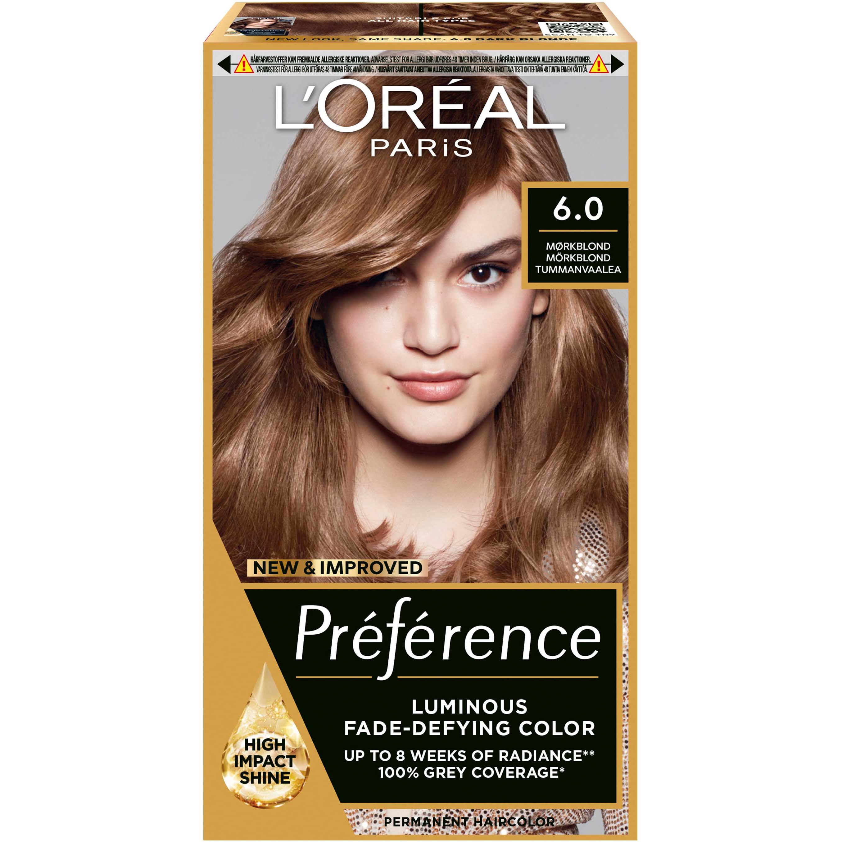 Фото - Фарба для волосся LOreal L'Oréal Paris Préférence Permanent Haircolor 6 Sofia 