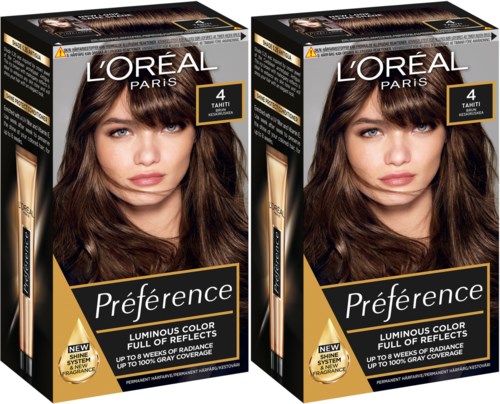 loreal paris recital preference 4 tahiti brun