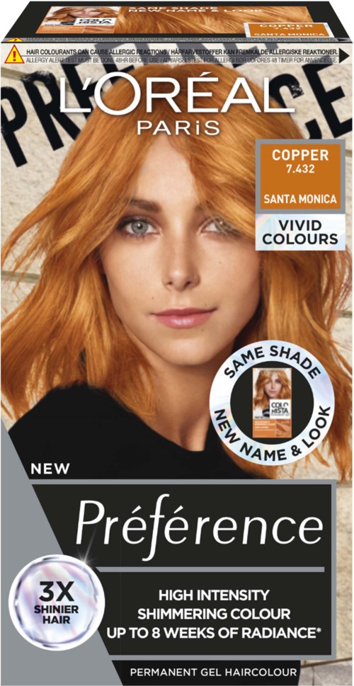 Loreal Paris Préférence Vivids Copper 7.432