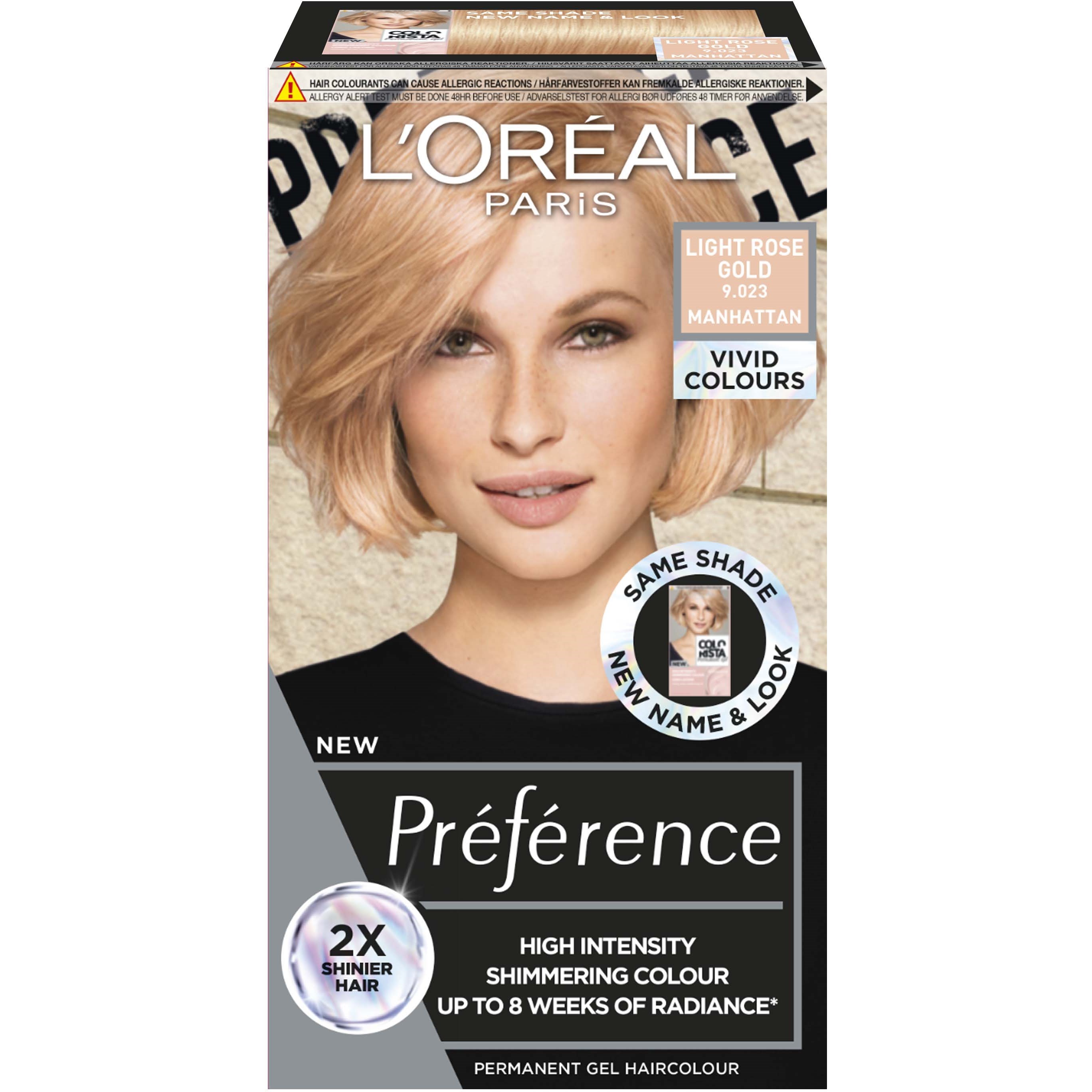 Loreal Paris Préférence Vivids Light Rose Gold 9.023