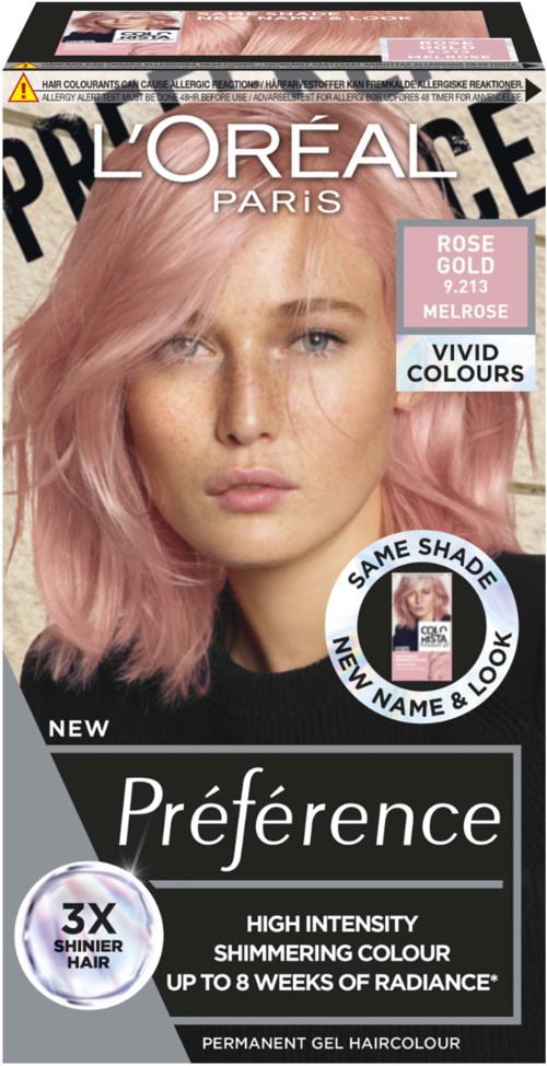 Loreal Paris Préférence Vivids Rose Gold 9.213