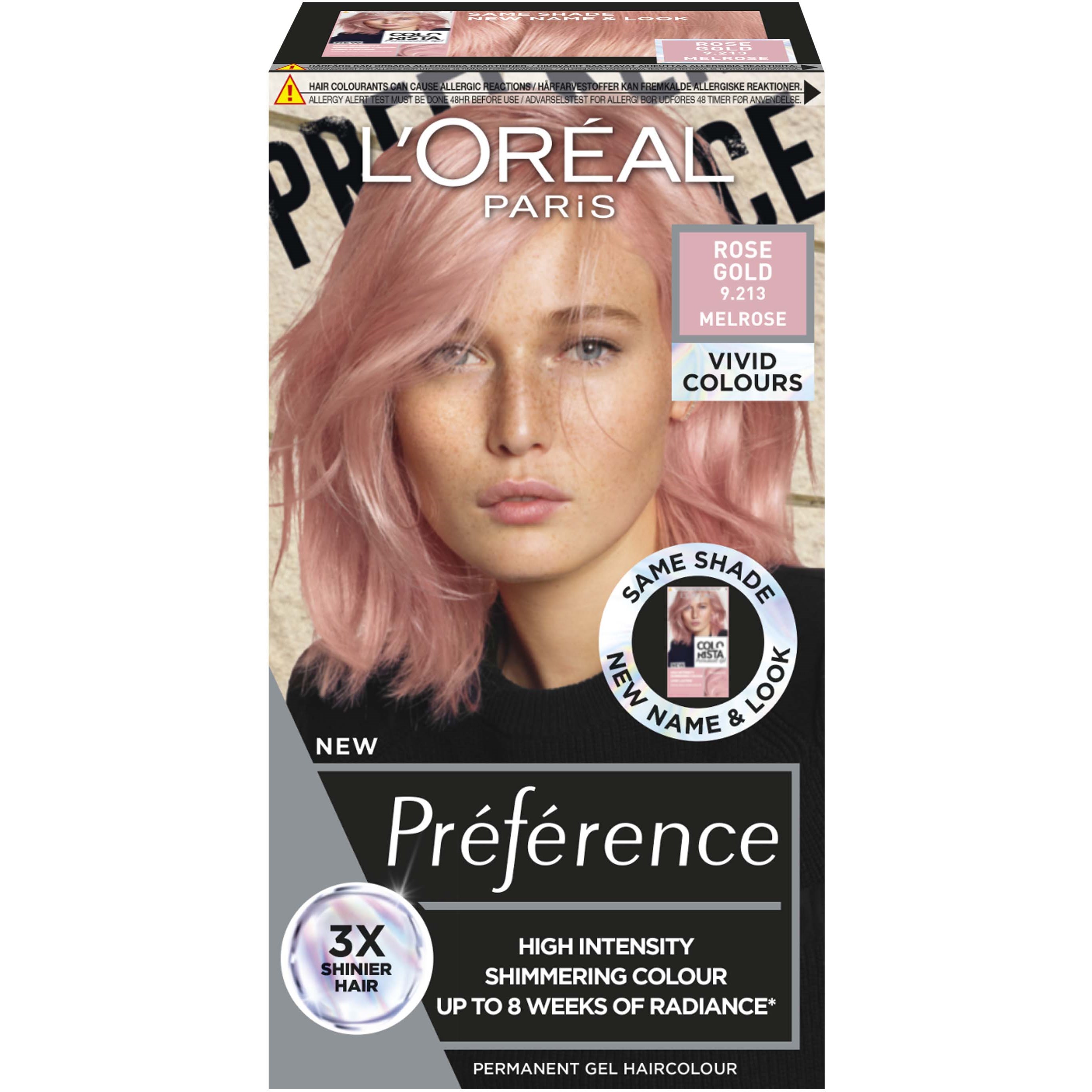 Loreal Paris Préférence Vivids Rose Gold 9.213