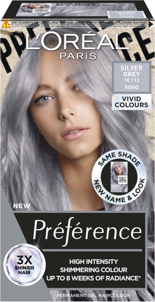 Loreal Paris Préférence Vivids Silver Grey 10.112