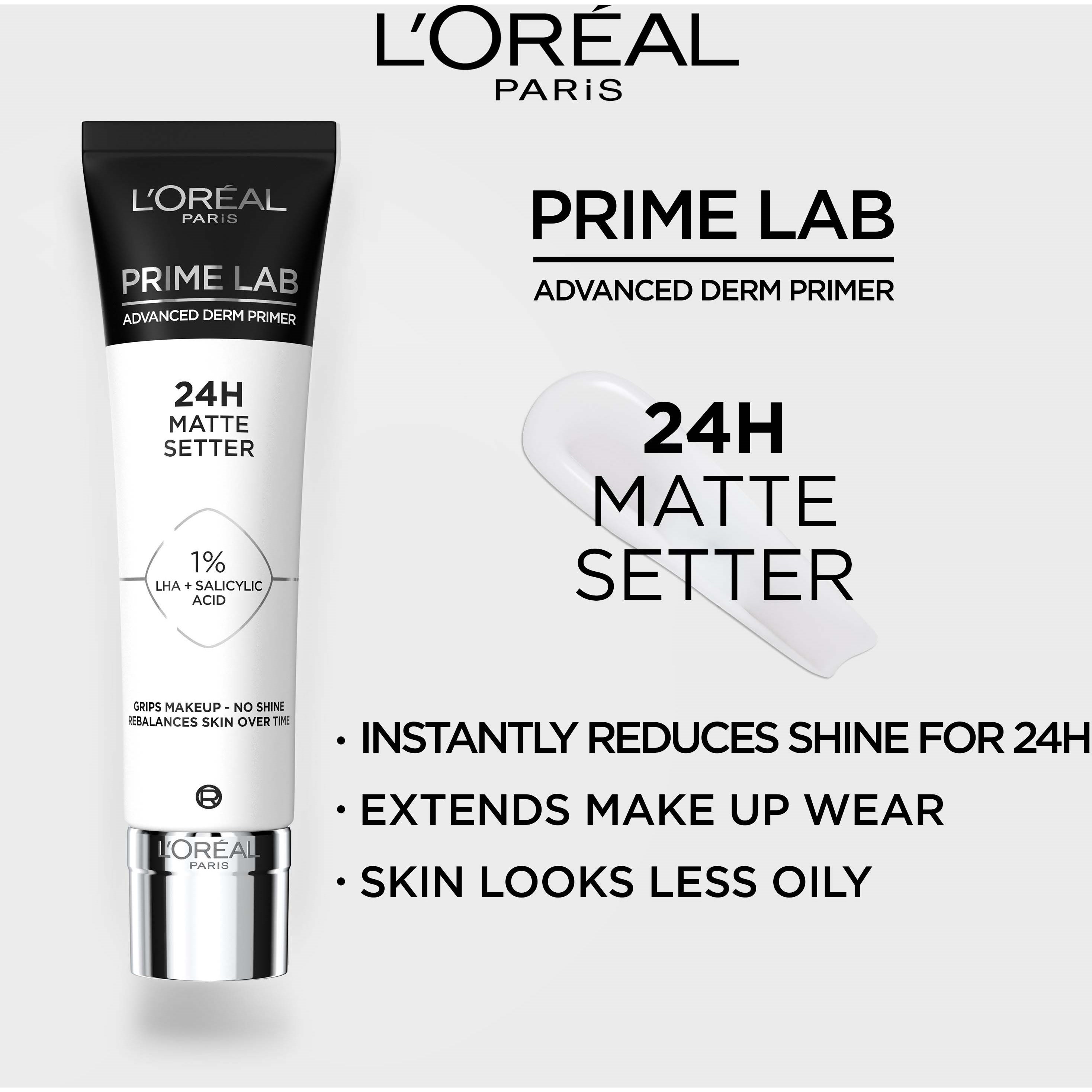 L'Oréal Paris Prime Lab Advanced Derm Primer 24H Matte Setter (obrázok 3)