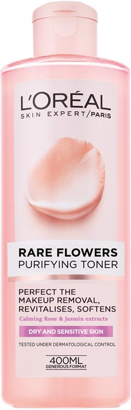 Loreal Paris Rare Flowers Purifying Toner Dry/Sensitive 400ml