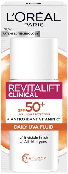 L'Oréal Paris Revitalift Clinical Daily UVA Fluid SPF50+ 50 ml
