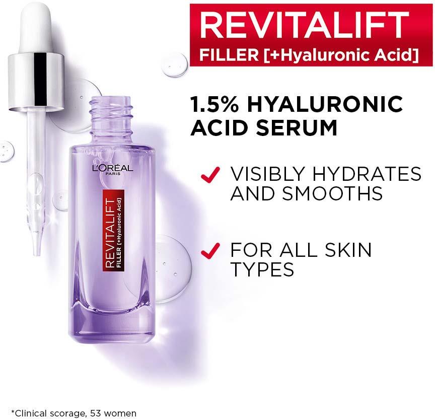 L'Oréal Paris Revitalift Filler 1.5% Hyalyronic Acid Serum  30 ml