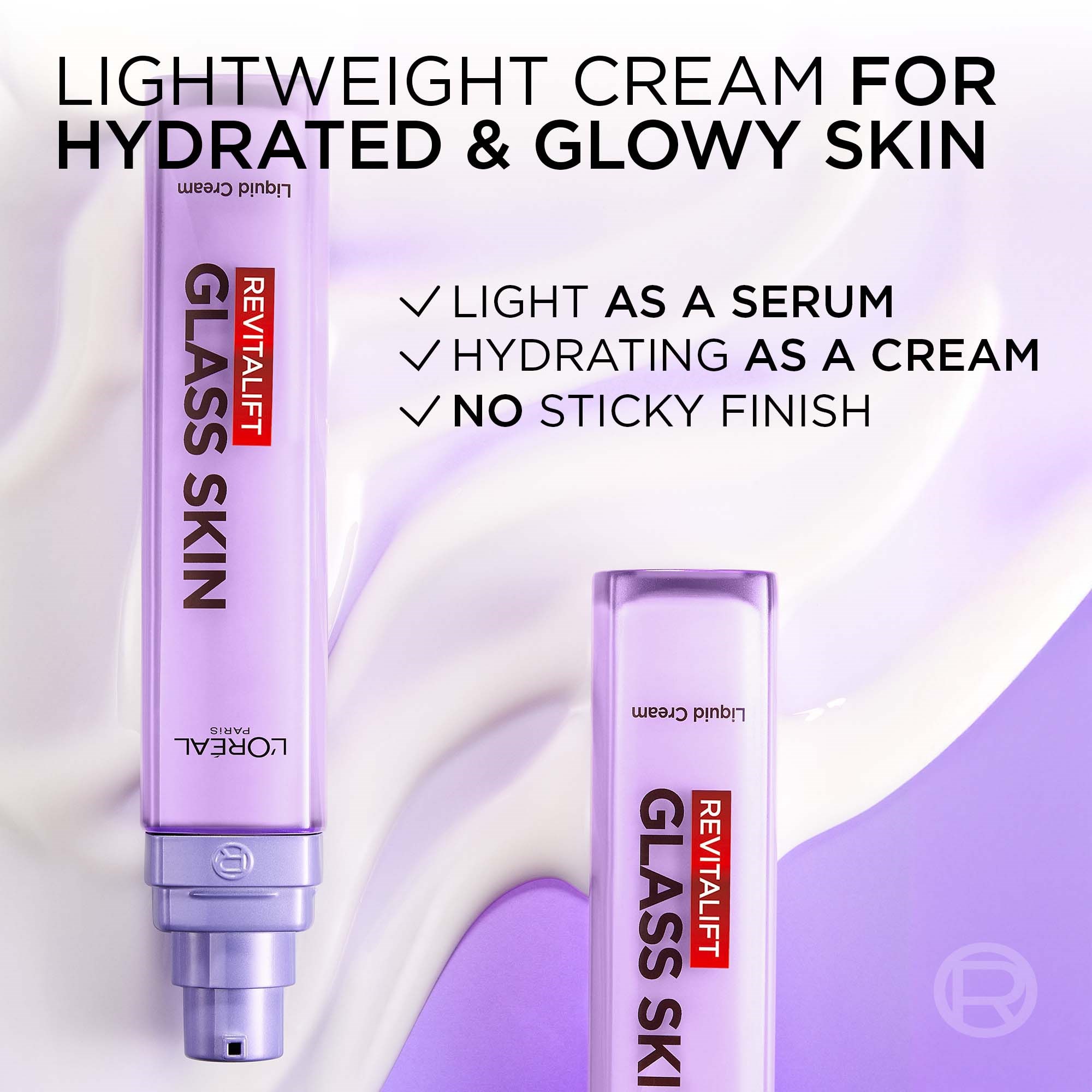 L'Oréal Paris Revitalift Filler Glass Skin Liquid Cream 50 ml (obrázok 7)