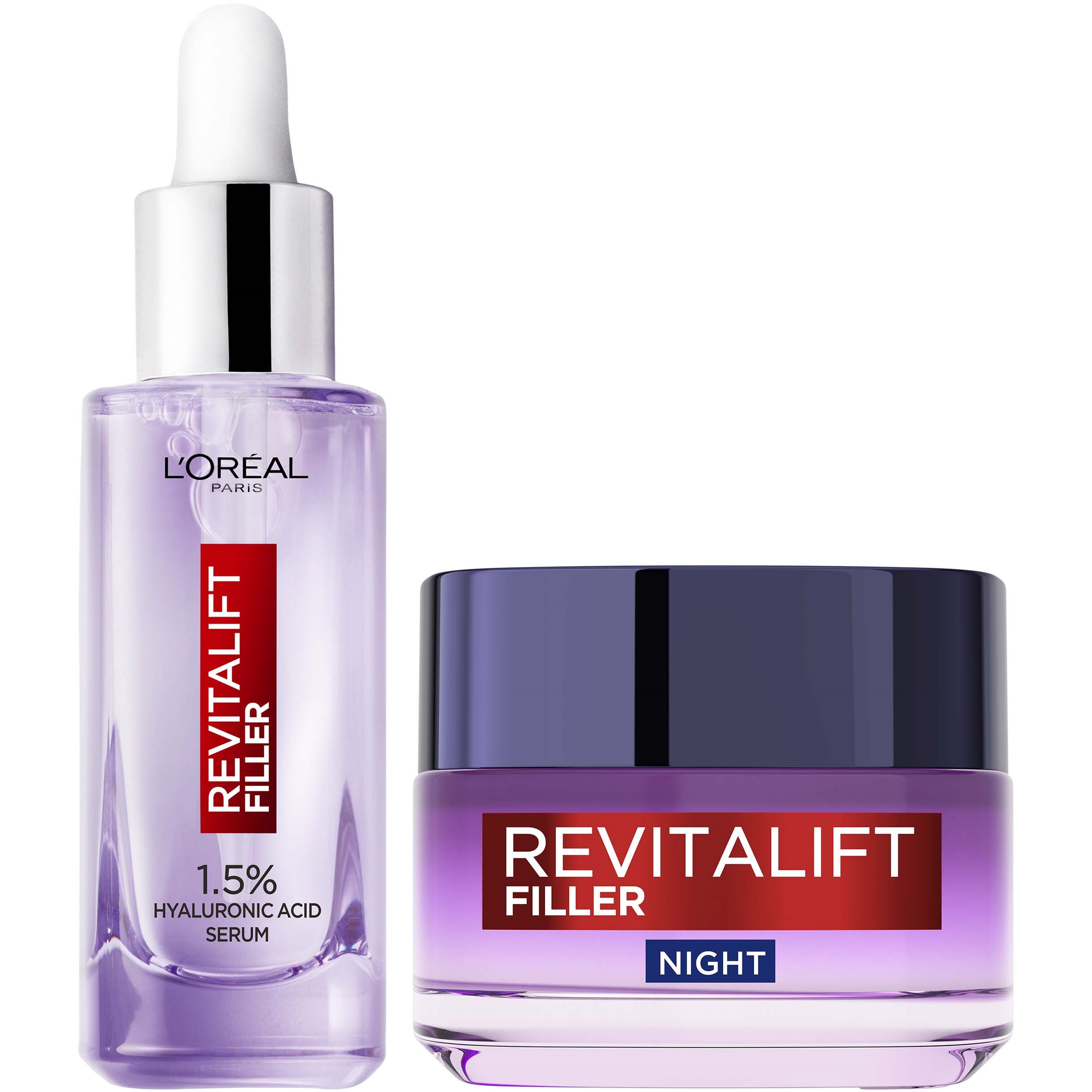 Loreal Paris Revitalift Filler Night Cream 50 ml & 1,5% Hyaluroni