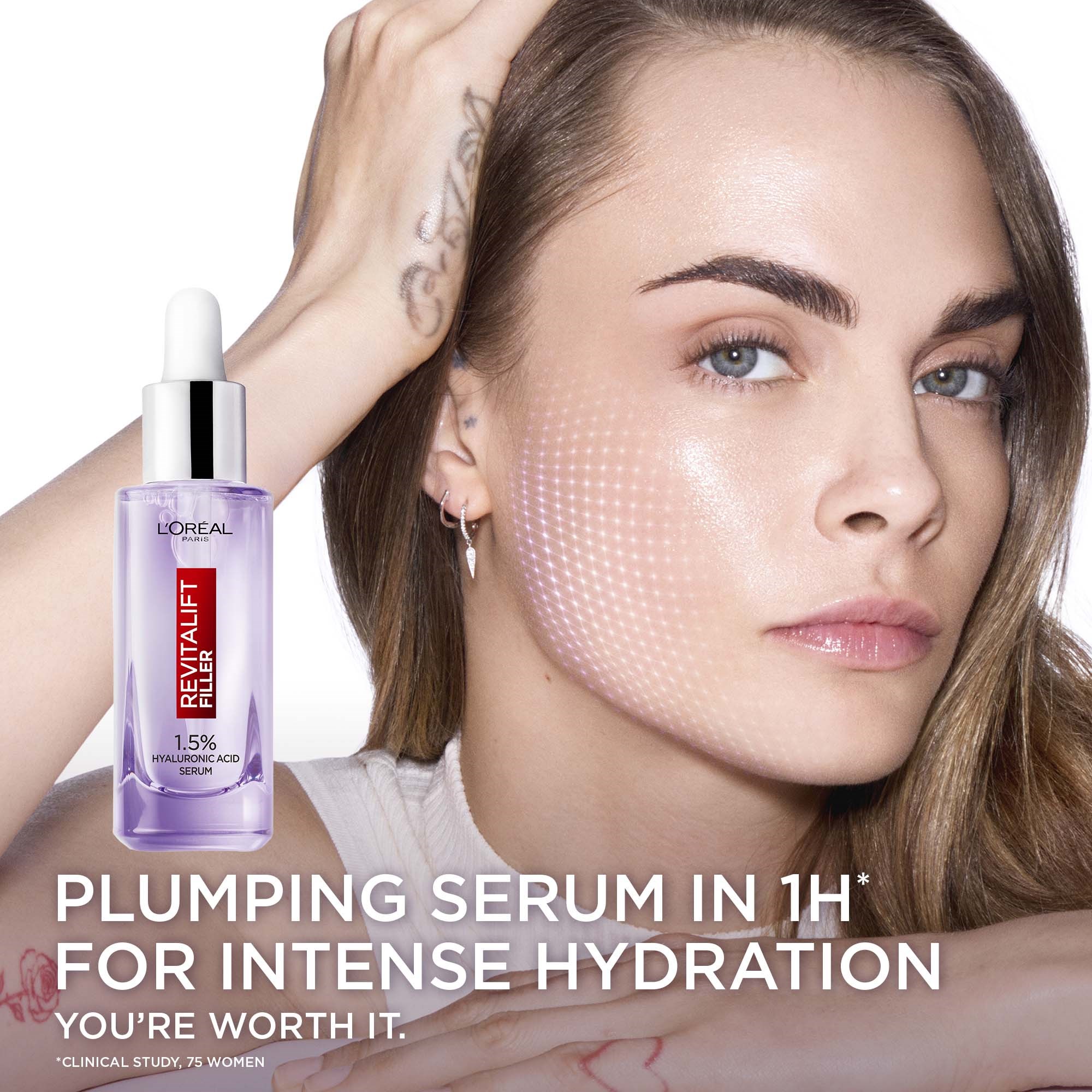 L'Oréal Paris Revitalift Filler1,5% Hyaluronic Acid Serum 30 ml, Revit (obrázok 3)
