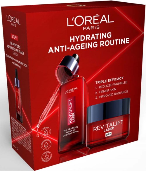 Loreal Paris Revitalift Laser Hydrating Anti-Ageing Routine