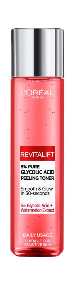 L'Oréal Paris Revitalift Peeling Toner 5% Pure Glycolic Acid  180 ml